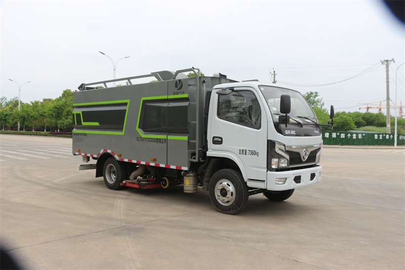 國六吸塵車-東風道路吸塵車-東風5立方吸塵車